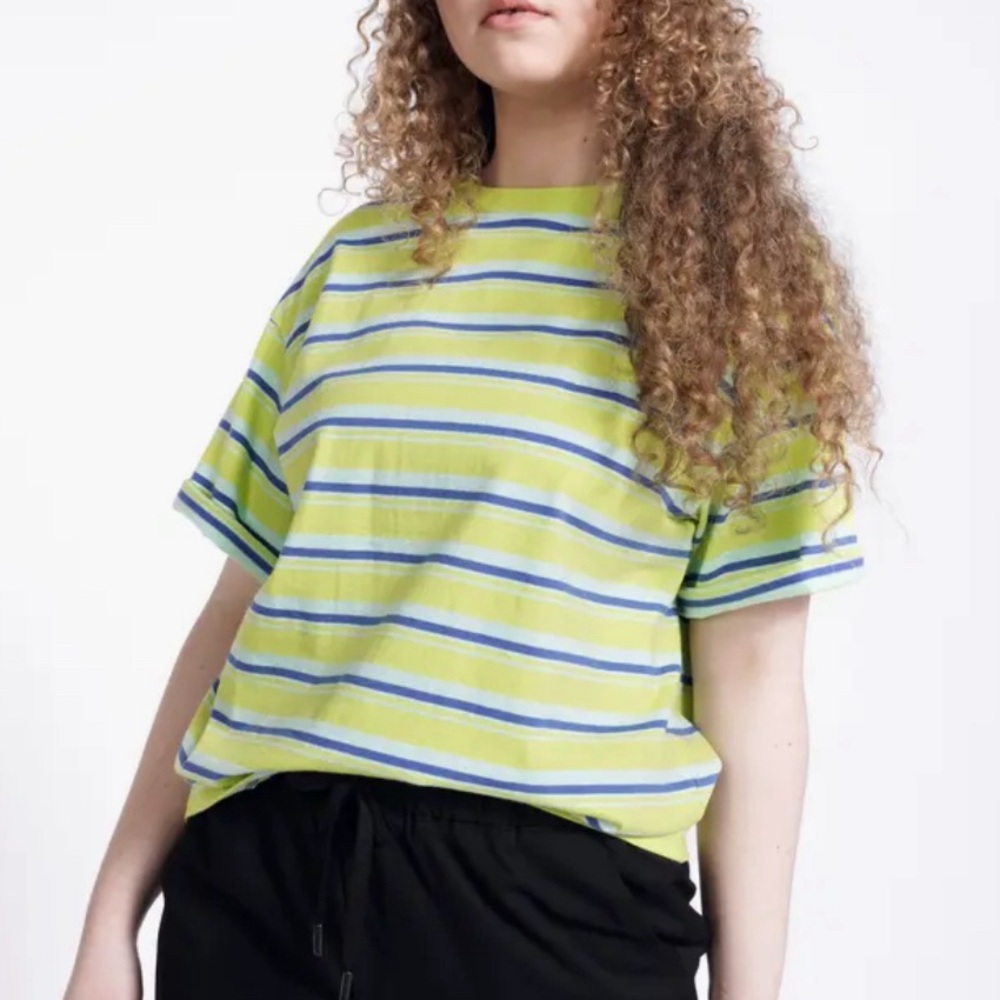 BP. + Wildfang Stripe Boxy T-Shirt